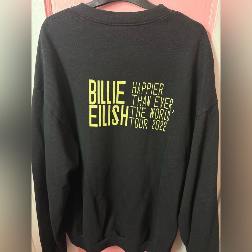 Billie Eilish Happier Than Ever Tour Sweatshirt - Picture 3 of 4